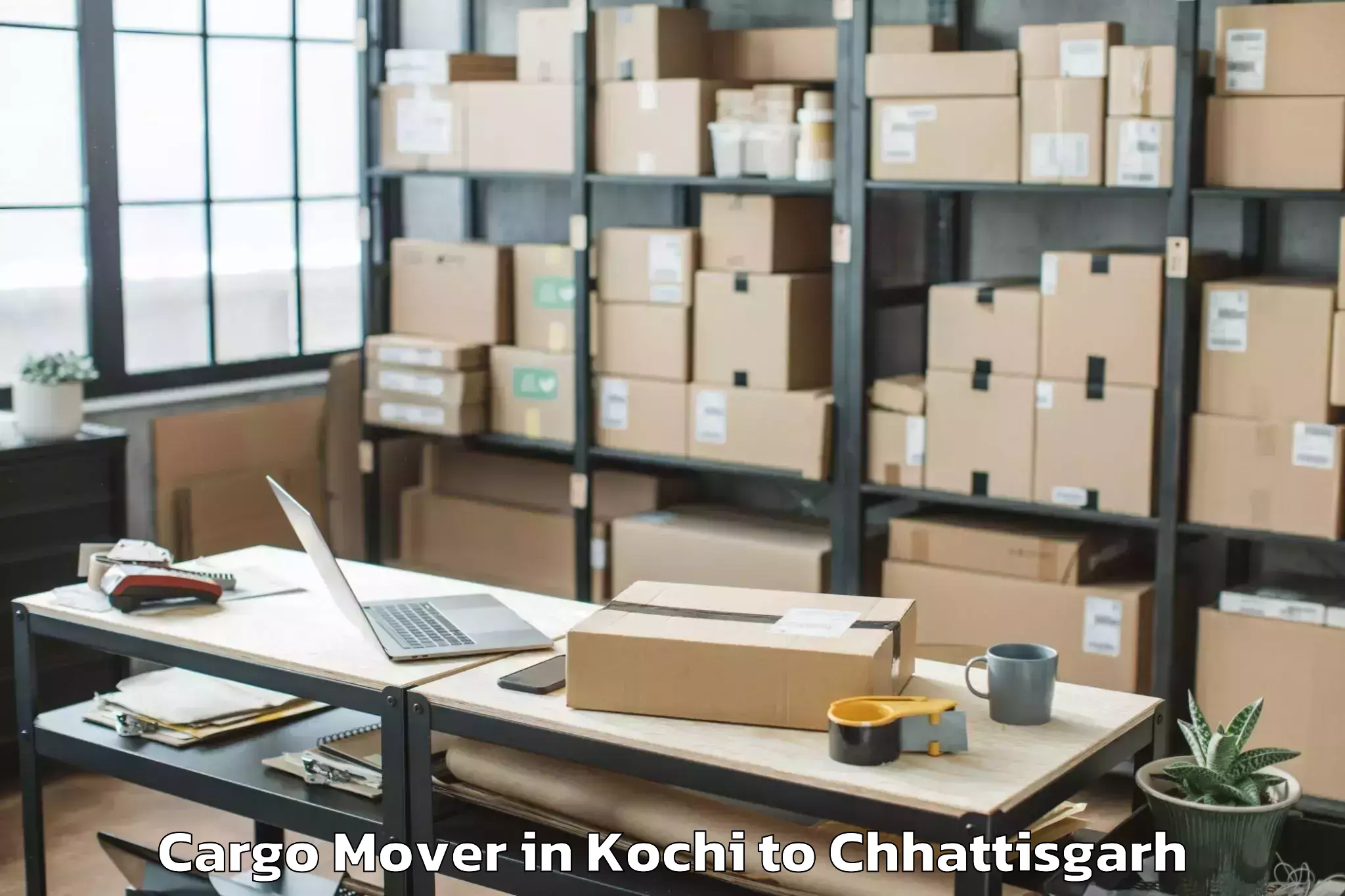 Affordable Kochi to Mainpat Cargo Mover